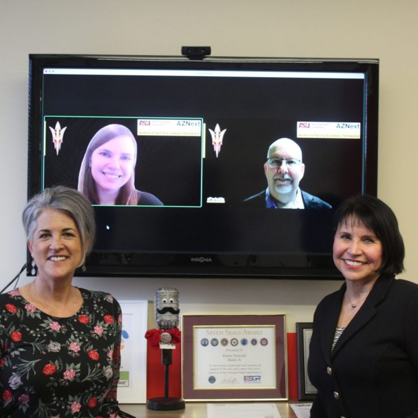 Laura Hemenway With Paradigm Solutions Rob Buelow and Amy O'Reilly With AZNext episode artwork
