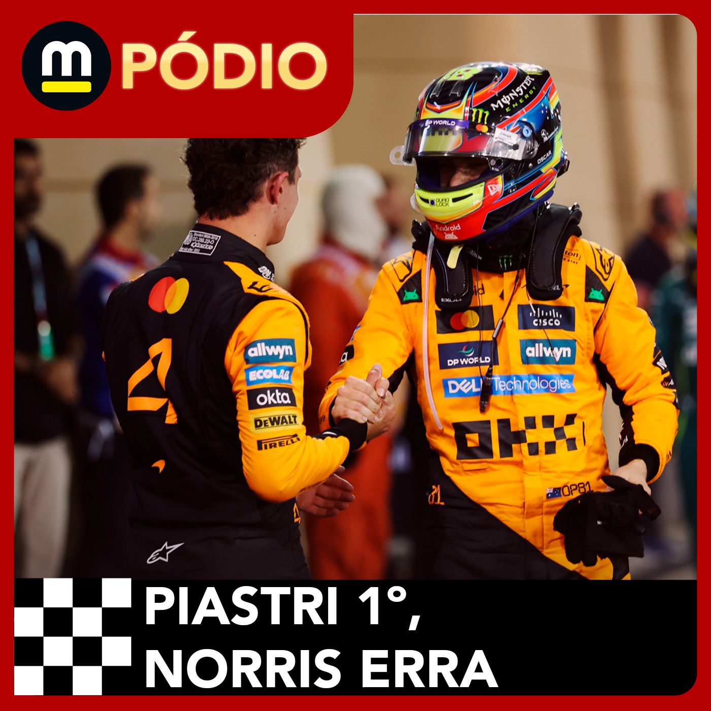 Piastri DOMINA, Russell segura Norris e MAX É 6º, com Bortoleto 18º! Felipe Motta analisa | NASCAR Brasil episode artwork