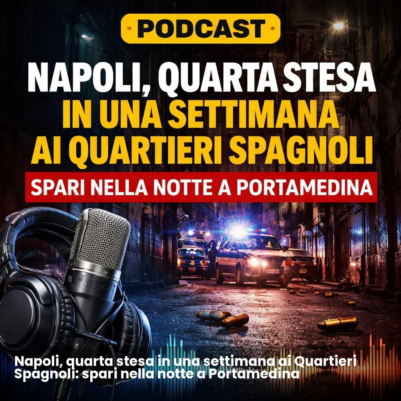 Napoli, quarta stesa in una settimana ai Quartieri Spagnoli: spari nella notte a Portamedina episode artwork