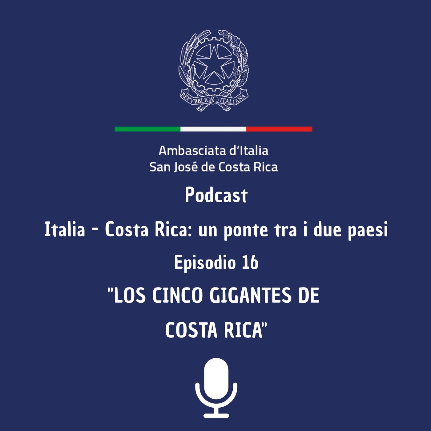 Podcast episodio 16 - Los cinco gigantes de Costa Rica episode artwork