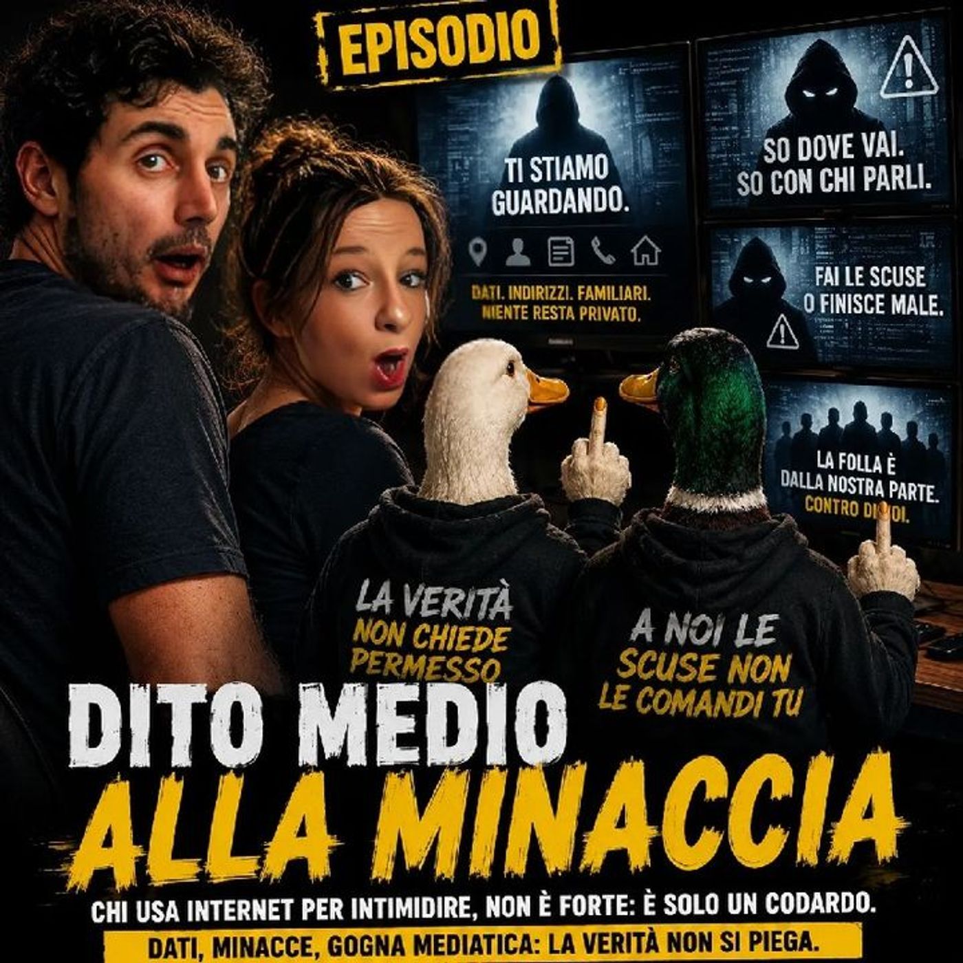 P.1 OPINIONI DIGITALI E MINACCE REALI P.2 MEDIORIENTE IN CRISI. UE IN BILICO Ep.223 - SPEZIE&CRIME episode artwork