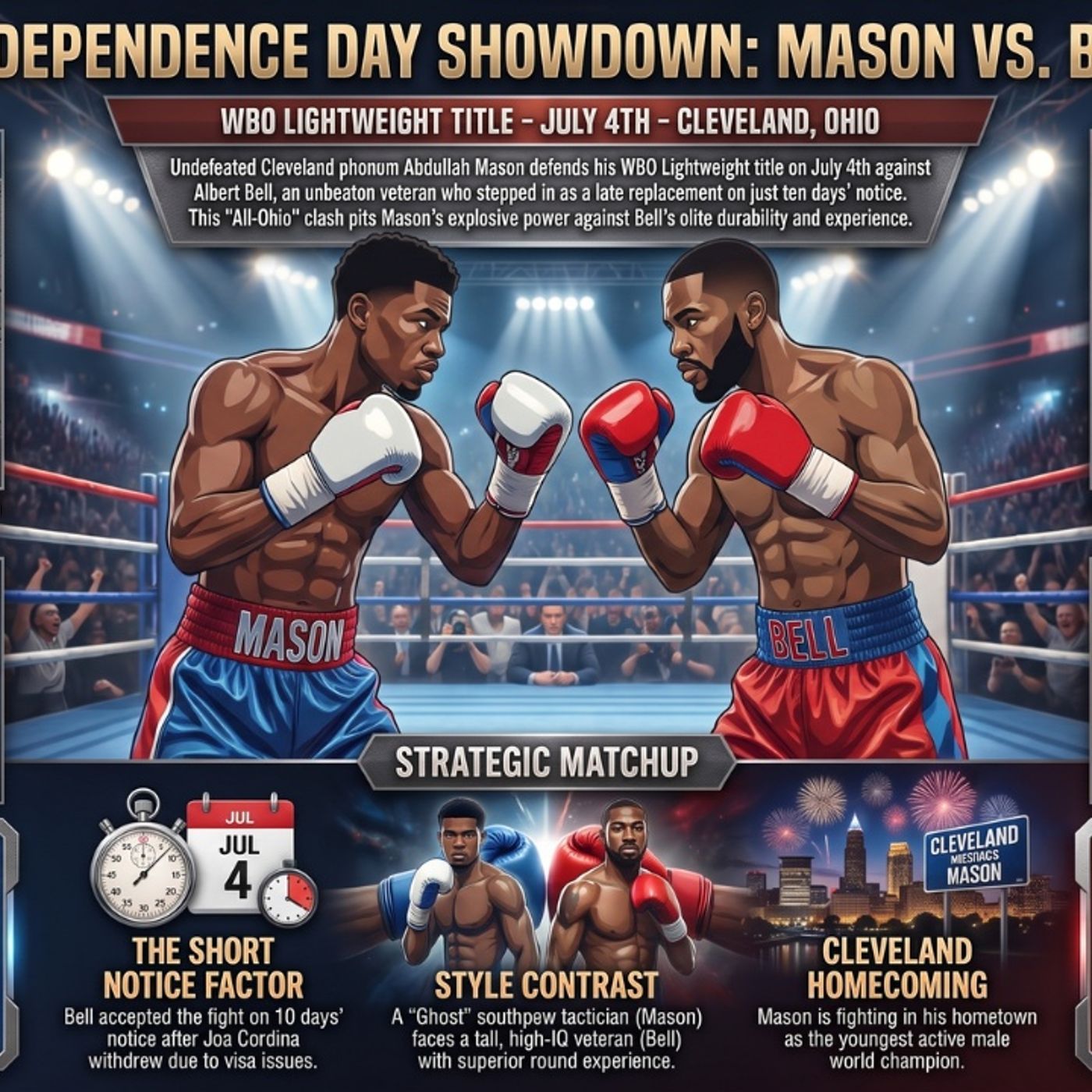 Mason versus Bell WBO Lightweight Championship Prediction episode artwork