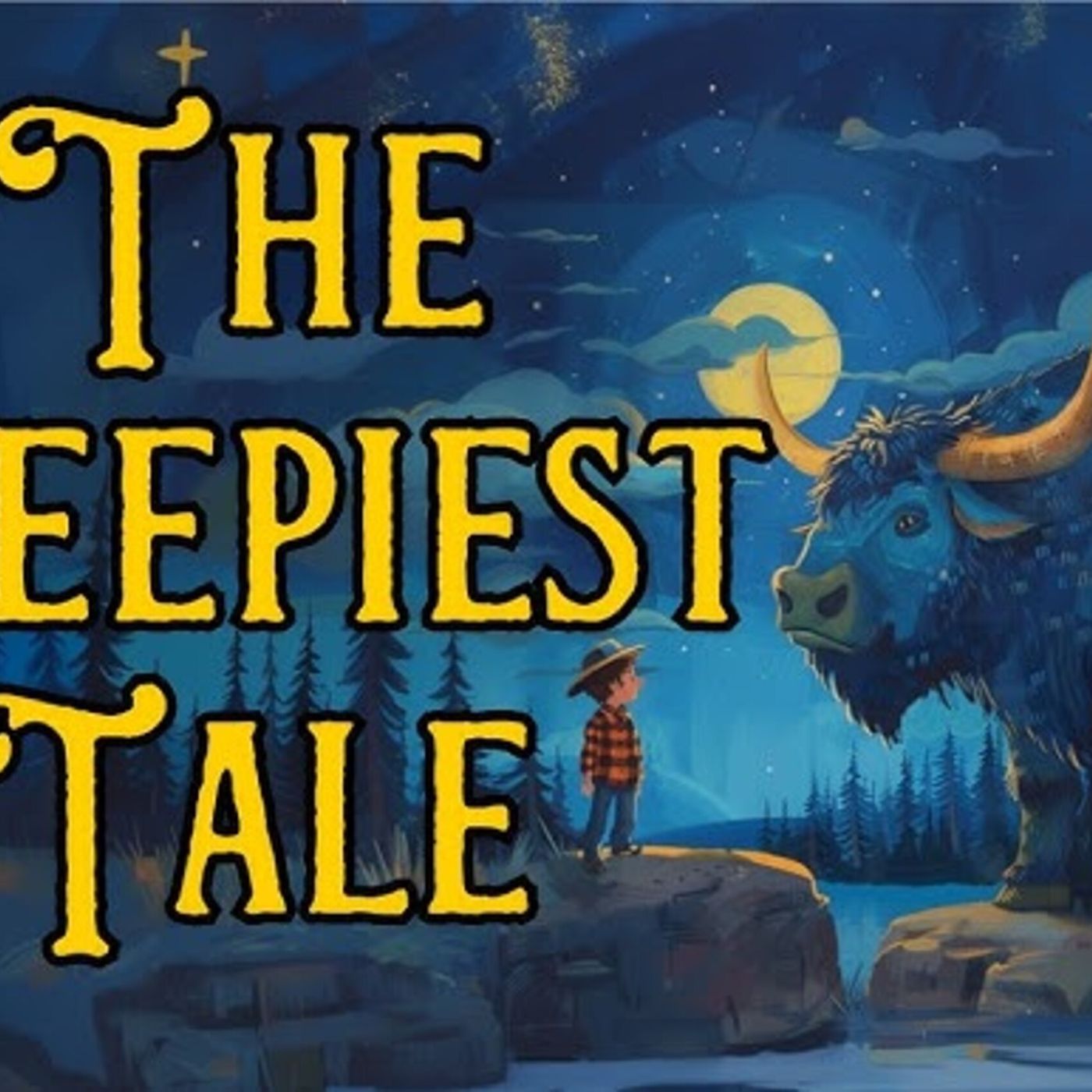 A Gentle RAINY Sleepy Tale 💤 A Sleepy Tale of Paul Bunyan and Babe - Bedtime Story(M4A_128K)