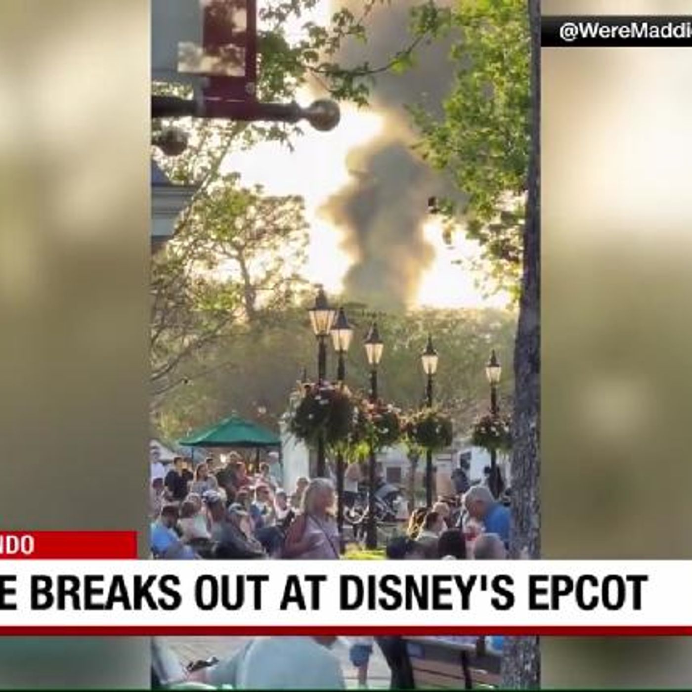 Disney guests witness fire at EPCOT's World Showcase episode artwork