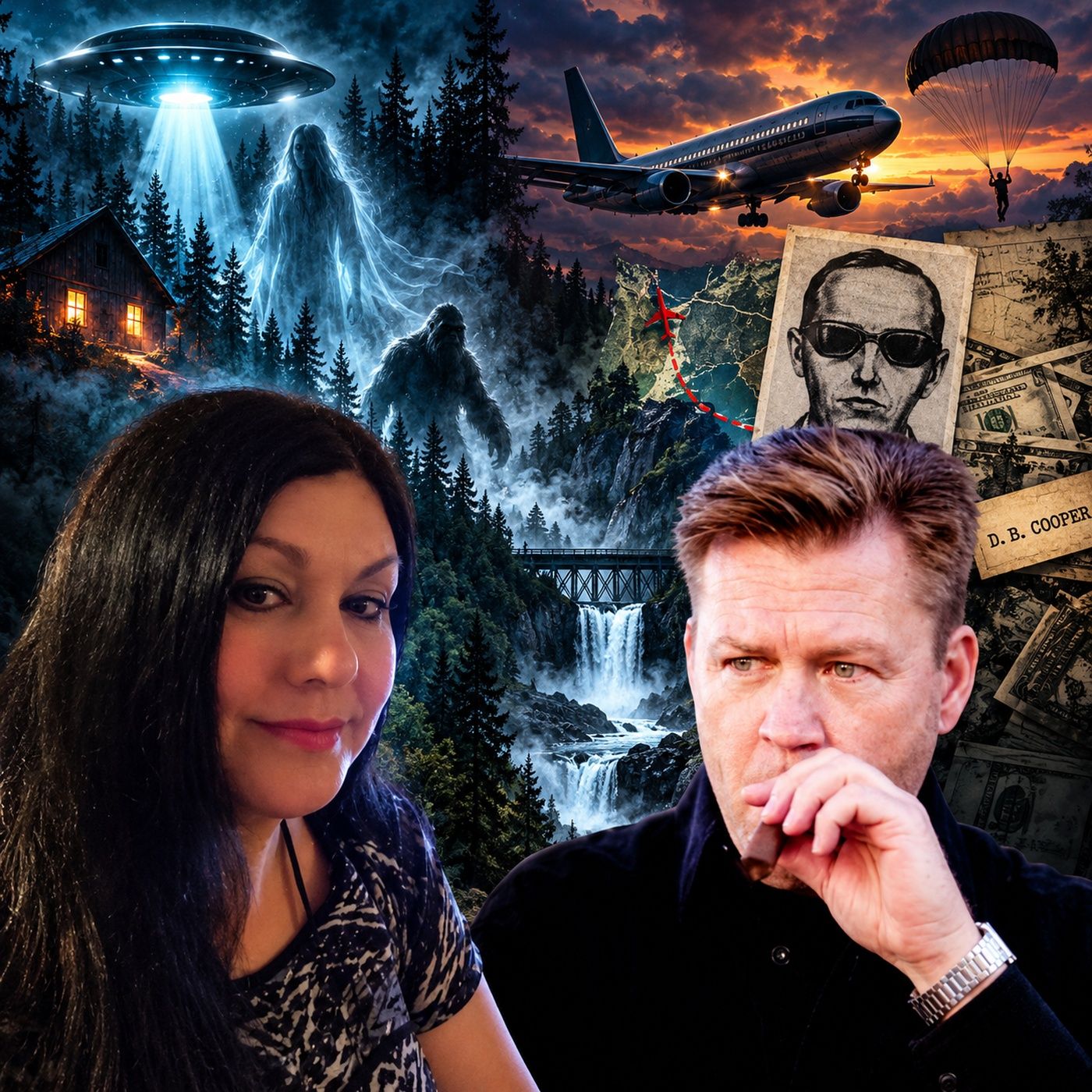 Ep. #301: Mysterious Manifestations and D.B. Cooper Skyjacking w/ Susan Sheppard & Eric Ulis