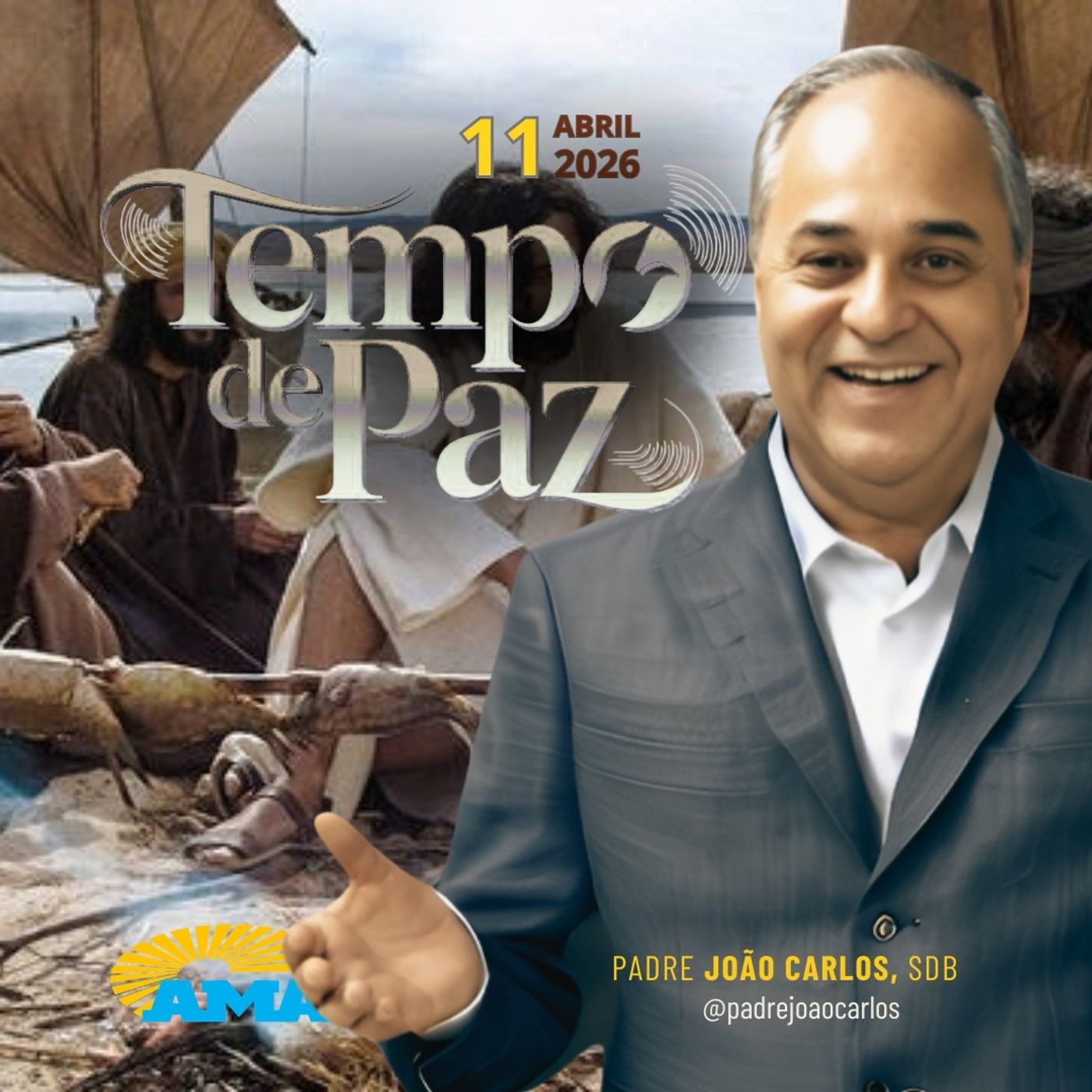 11/04/26 - Programa Padre João Carlos | Tempo de Paz 11/04/26 - Programa Padre João Carlos | Tempo de Paz