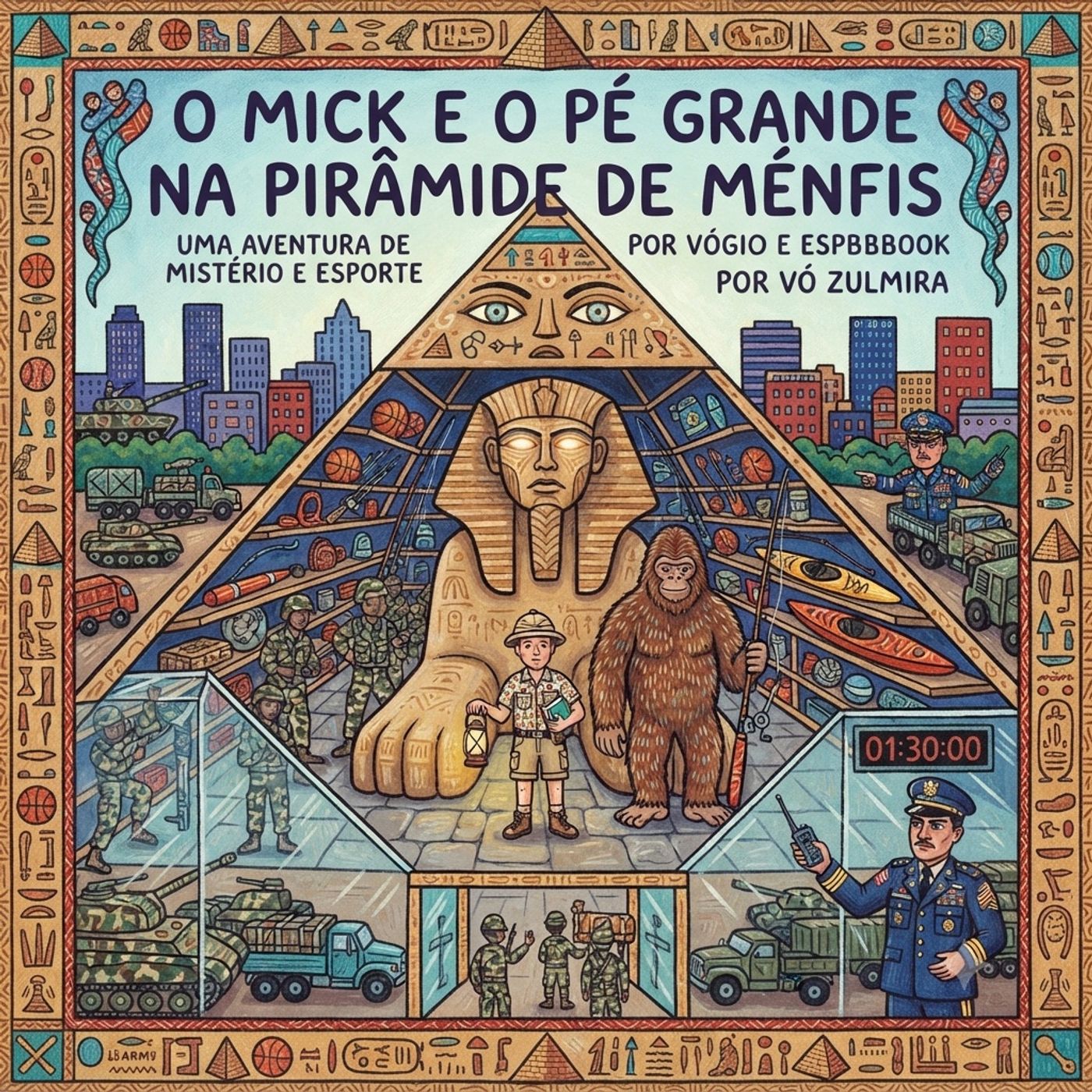【História Original】O Caçador Mick Munter contra a Esfinge da Pirâmide