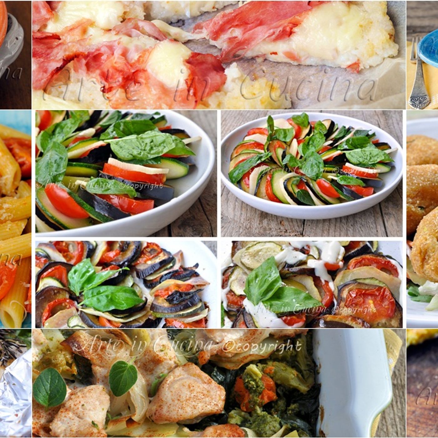 MENU LIGHT per pranzo o cena ricette facili