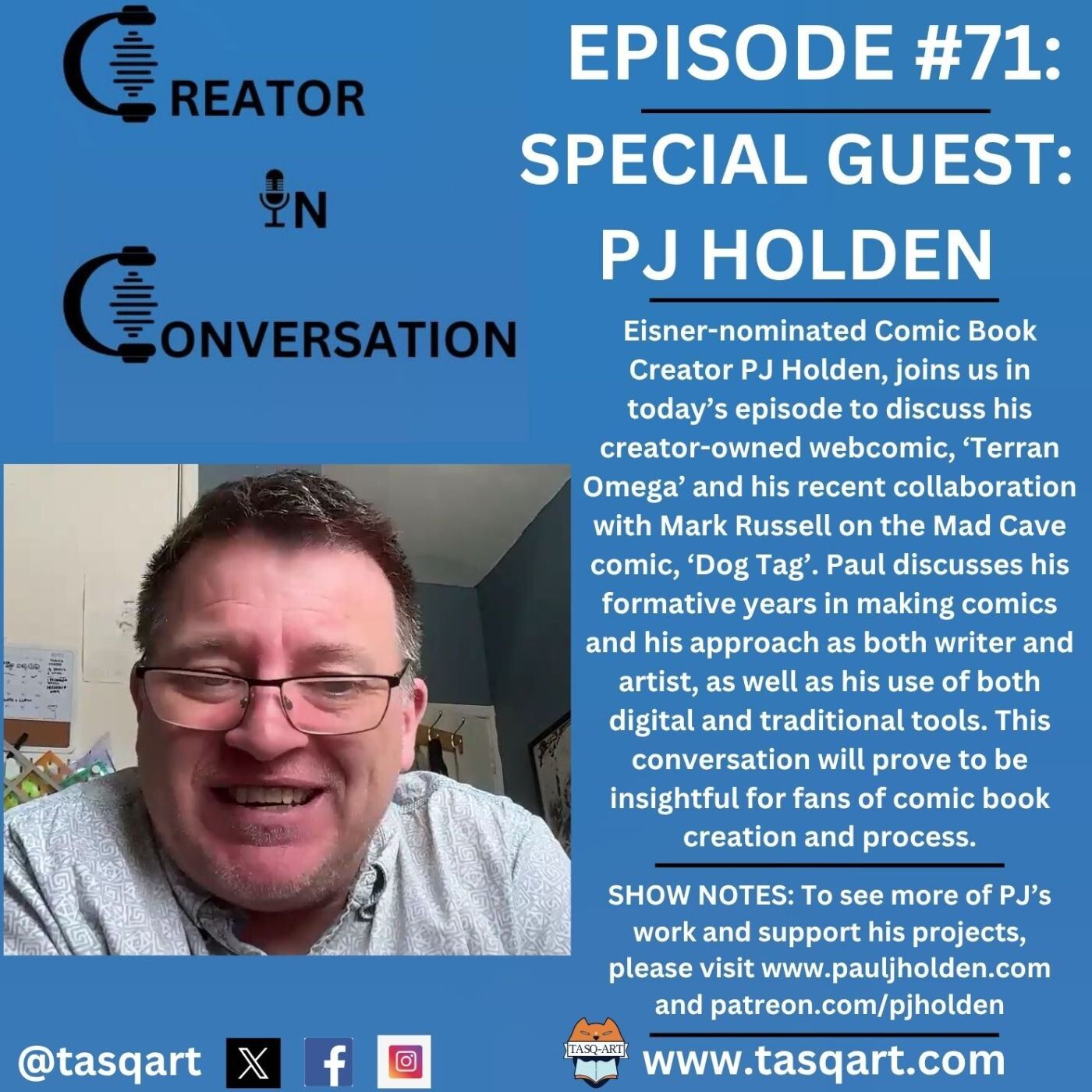 PJ Holden: Creator In Conversation Ep. 71 episode artwork