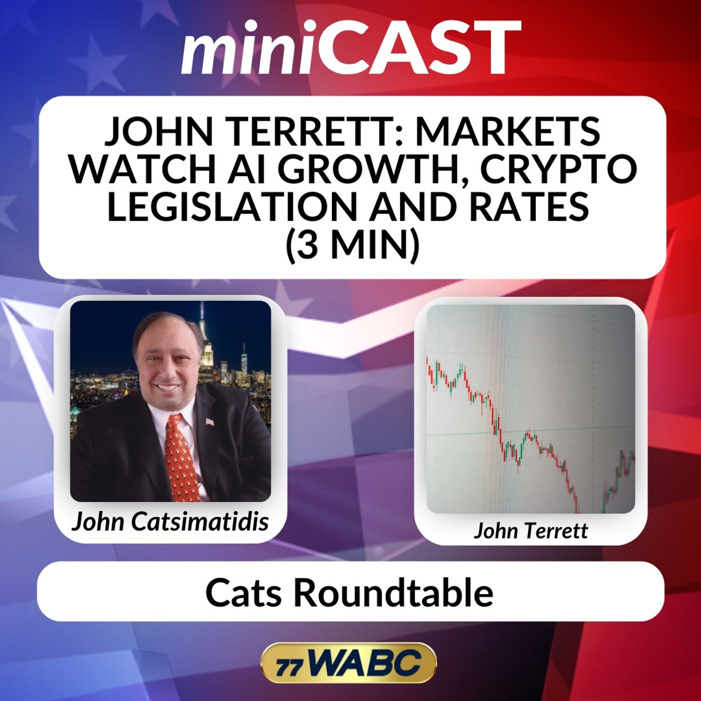 John Terrett: Markets Watch AI Growth, Crypto Legislation and Rates (3 min) episode artwork