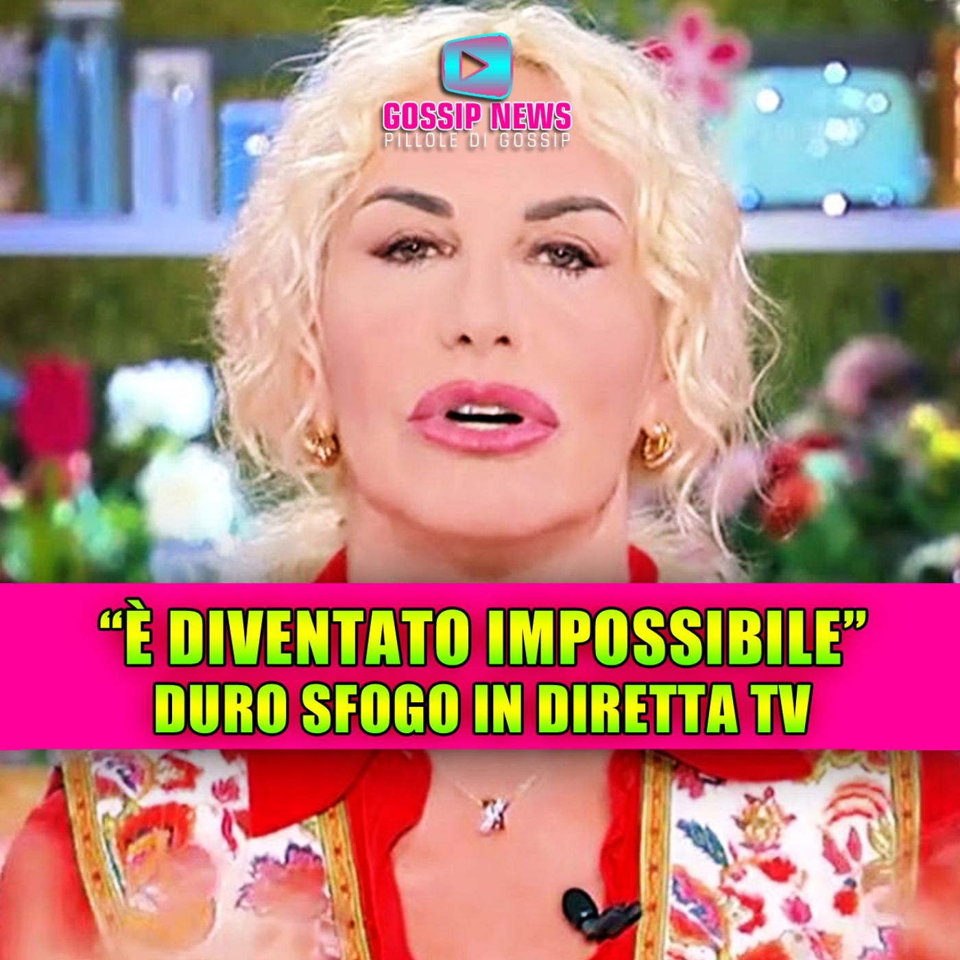 Antonella Clerici si espone su Gaza: duro sfogo in diretta TV