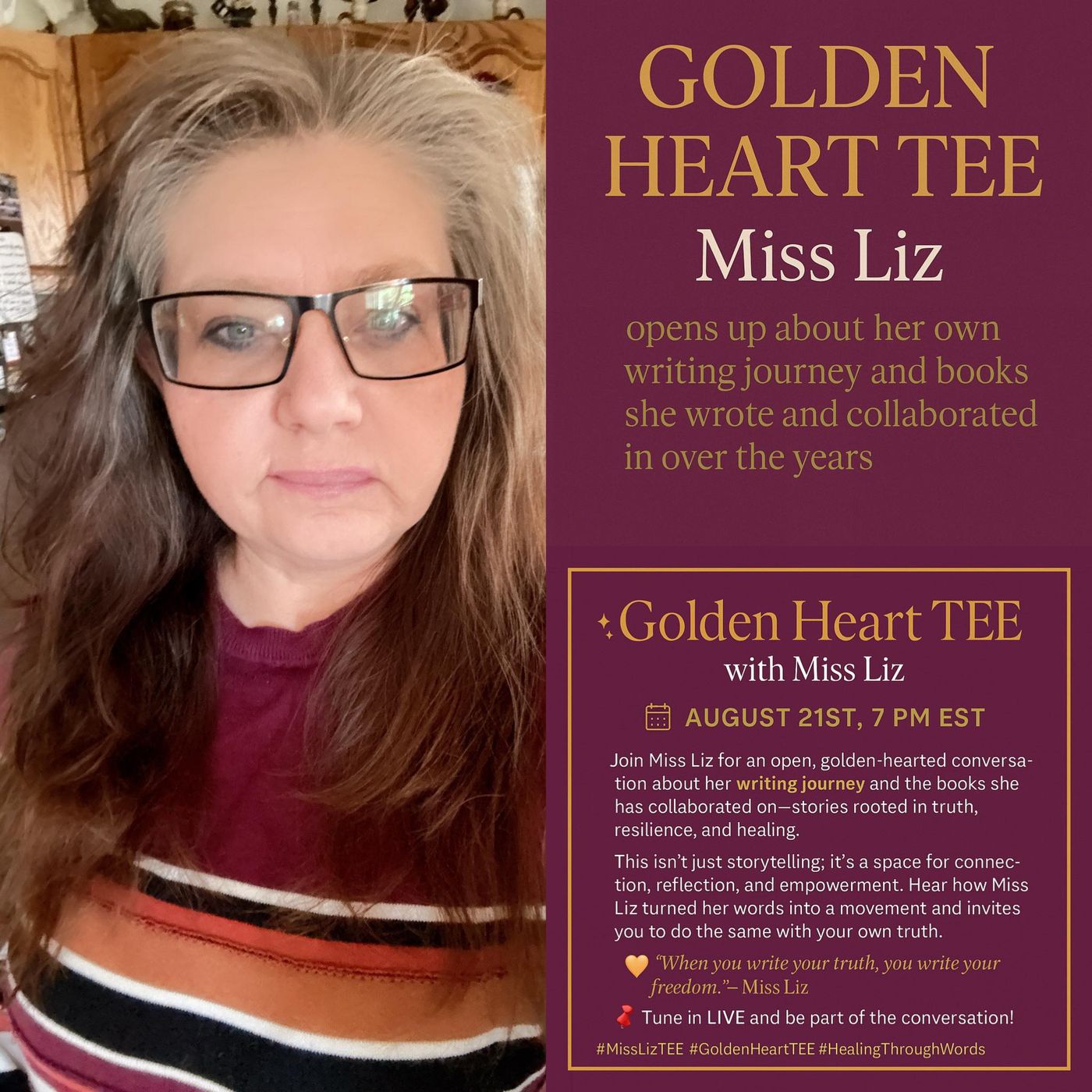 Miss Liz's Serves a Golden Heart Open Conversation on Writing episode artwork
