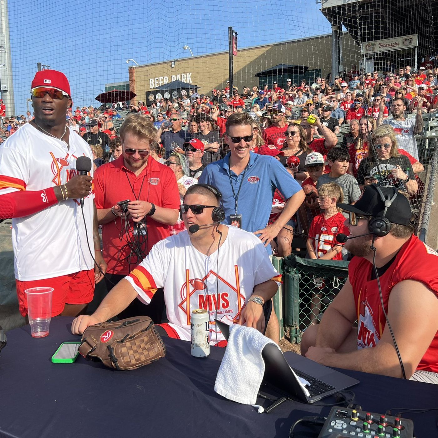 Chiefs Players Take Over from MVS's Charity Softball Game, 6/12/23