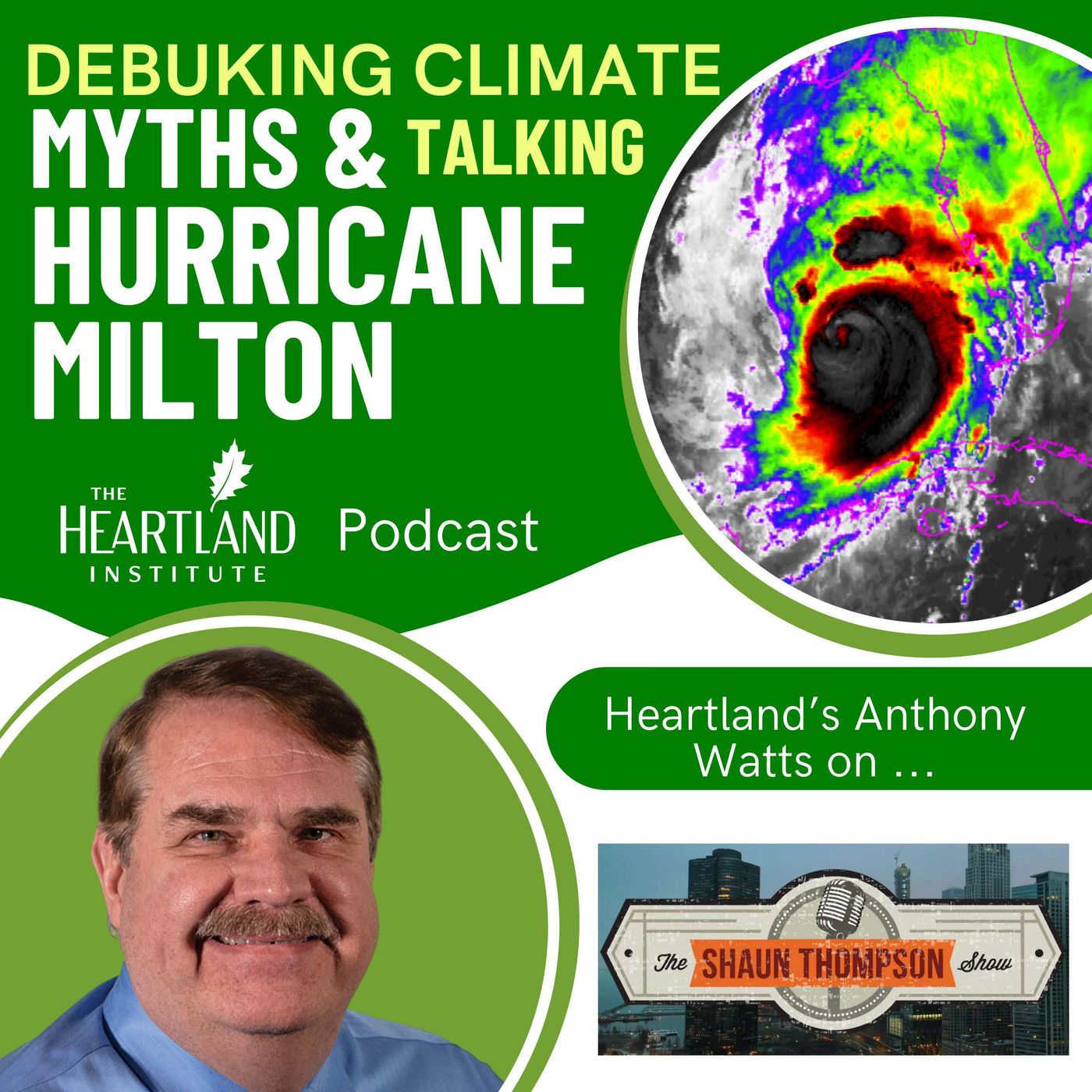 Talking Hurricane Milton and Common Climate Myths on the Shaun Thompson Show episode artwork
