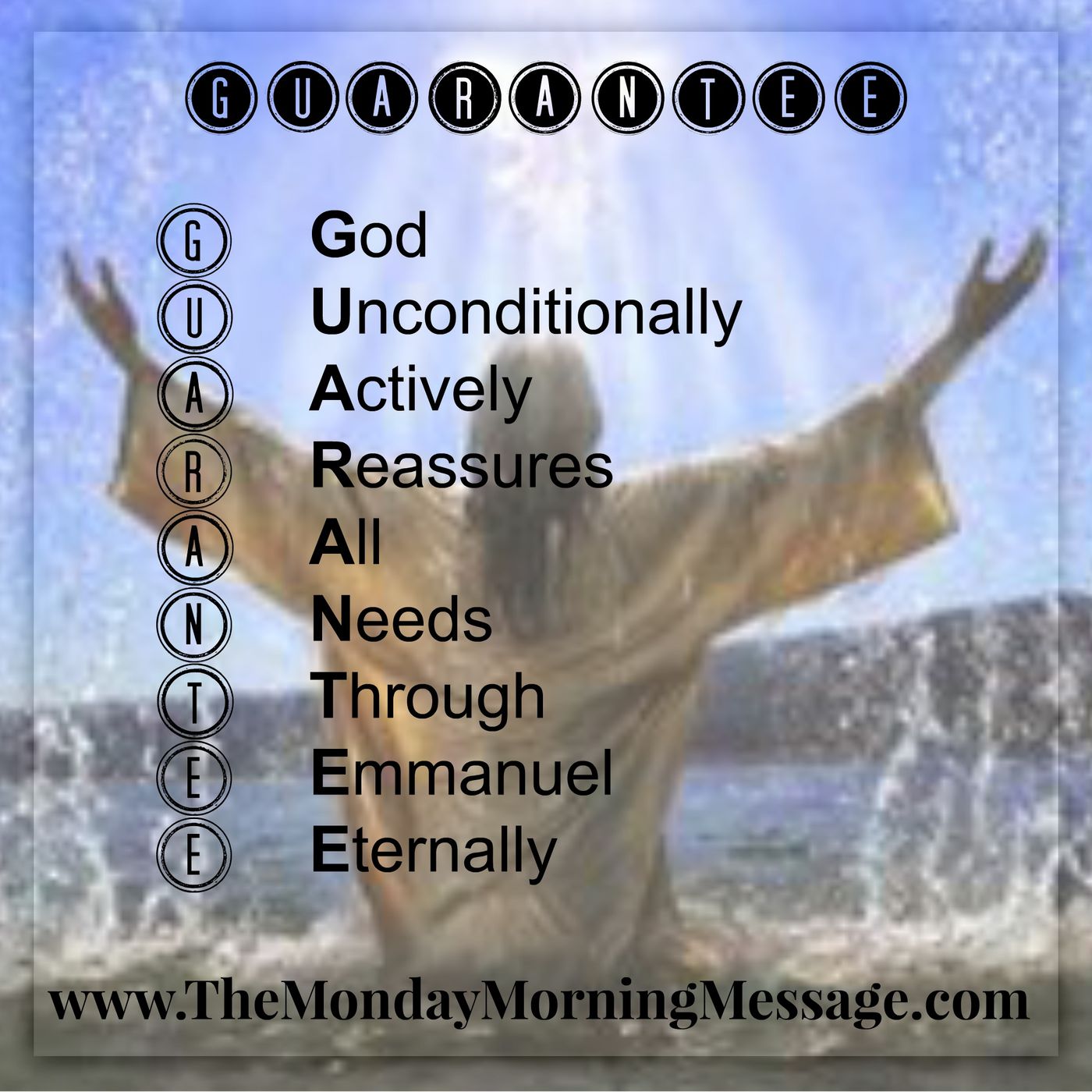 The Monday Message by SusanMarie Z.
