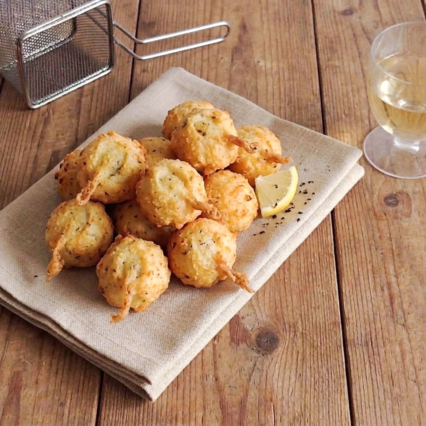 Frittelle di baccalà
