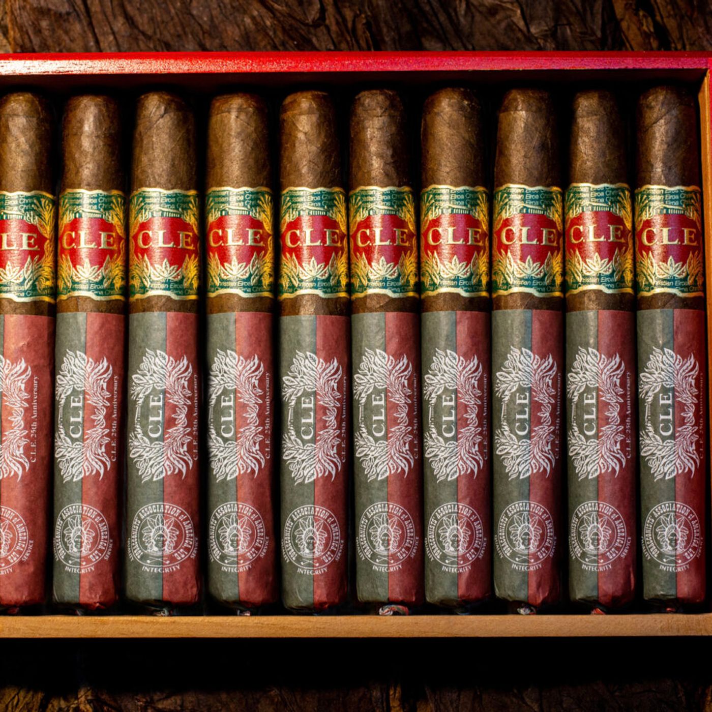 the CLE 25th Anniversary cigar episode artwork