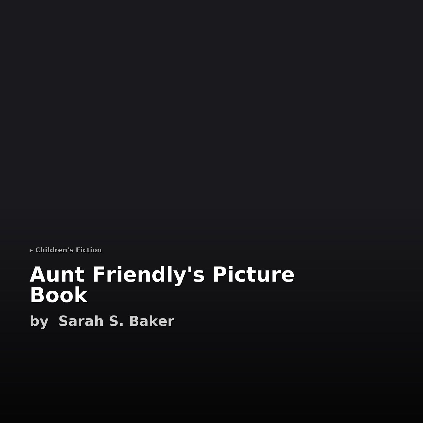Aunt Friendly's Picture Book