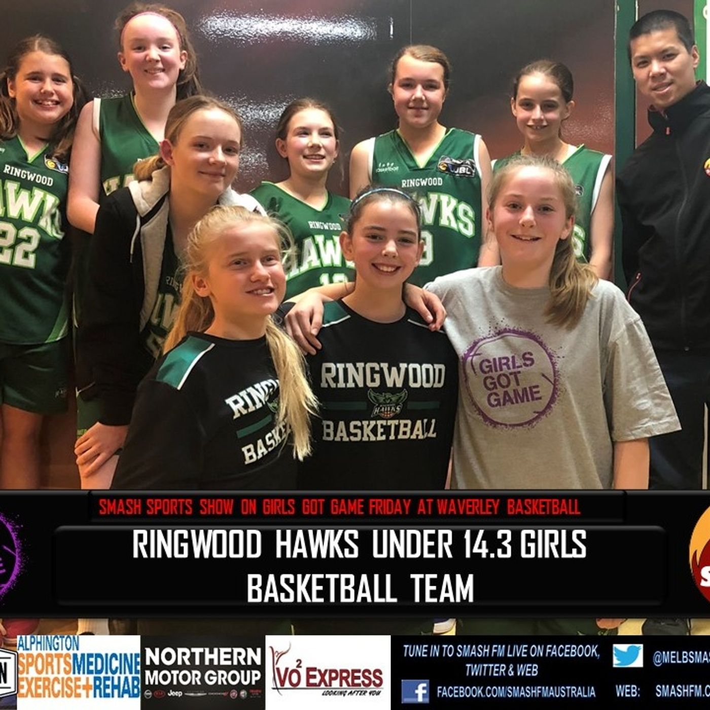 SSS: Girls Got Game Friday - Ringwood Hawks Under 14.3 Girls Basketball 270718 episode artwork