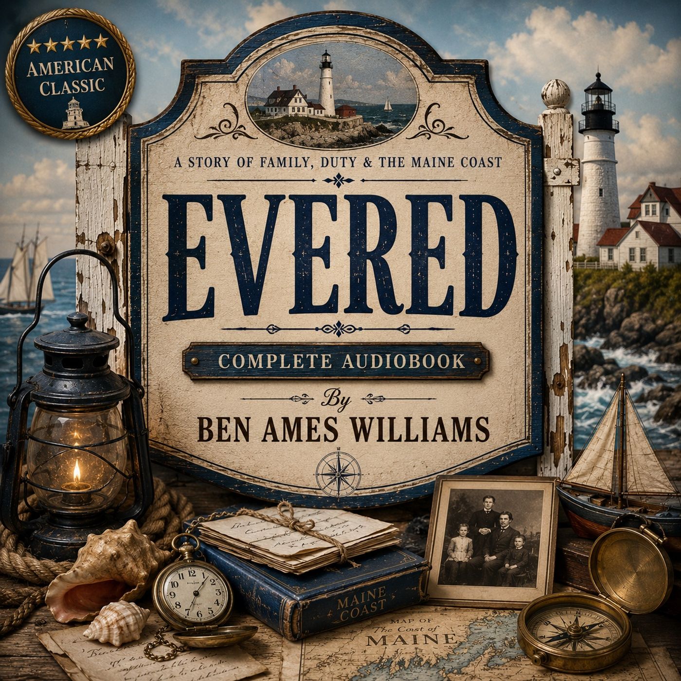 Evered by Ben Ames Williams | Complete Audiobook | Maine Coast Drama, Family Legacy & New England Fiction episode artwork