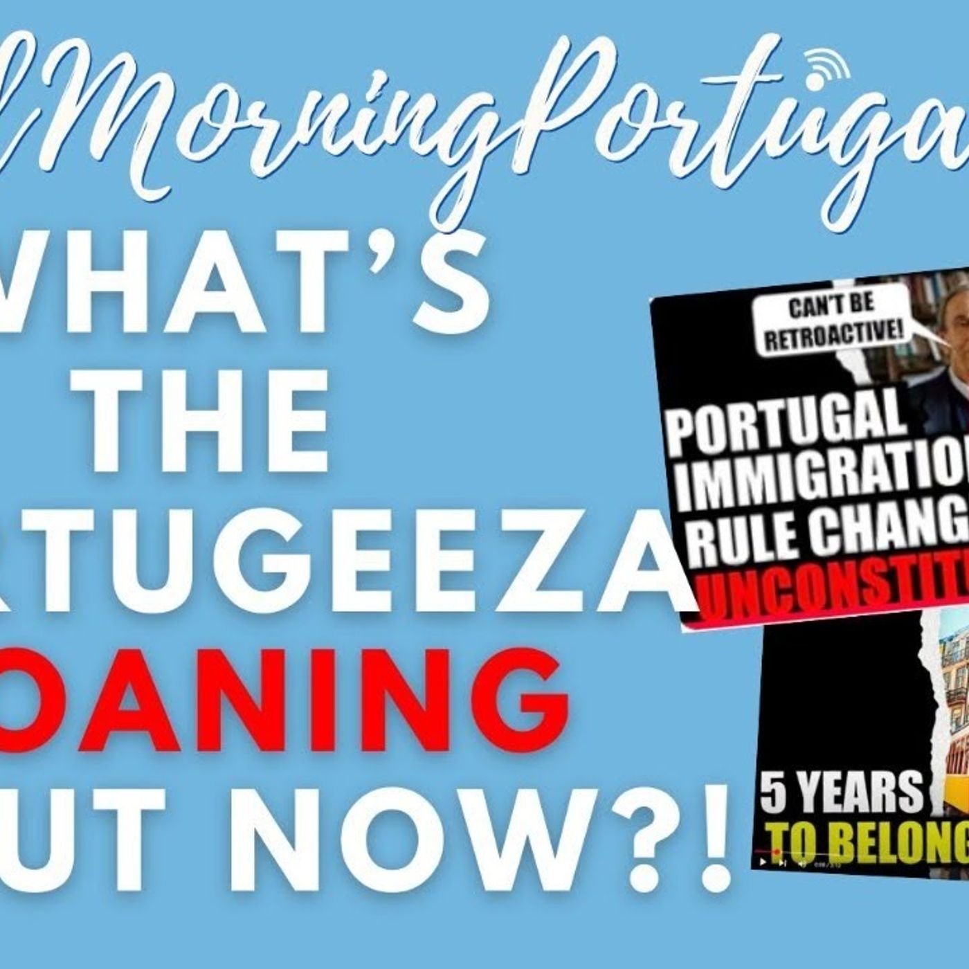 What's The Portugeeza MOANING About Now?! JOIN US LIVE!!! #portugal #theportugeeza