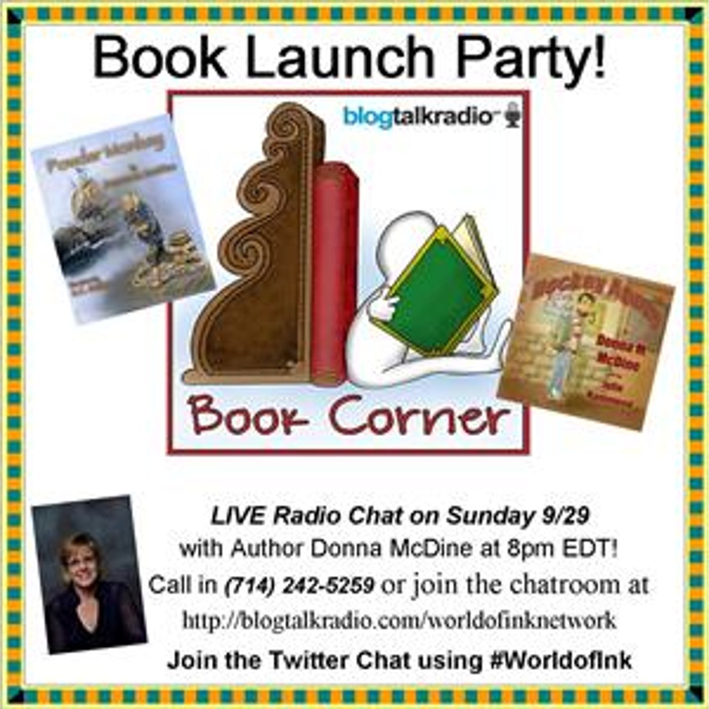Book Corner Book Launch Party with Author Donna McDine! episode artwork
