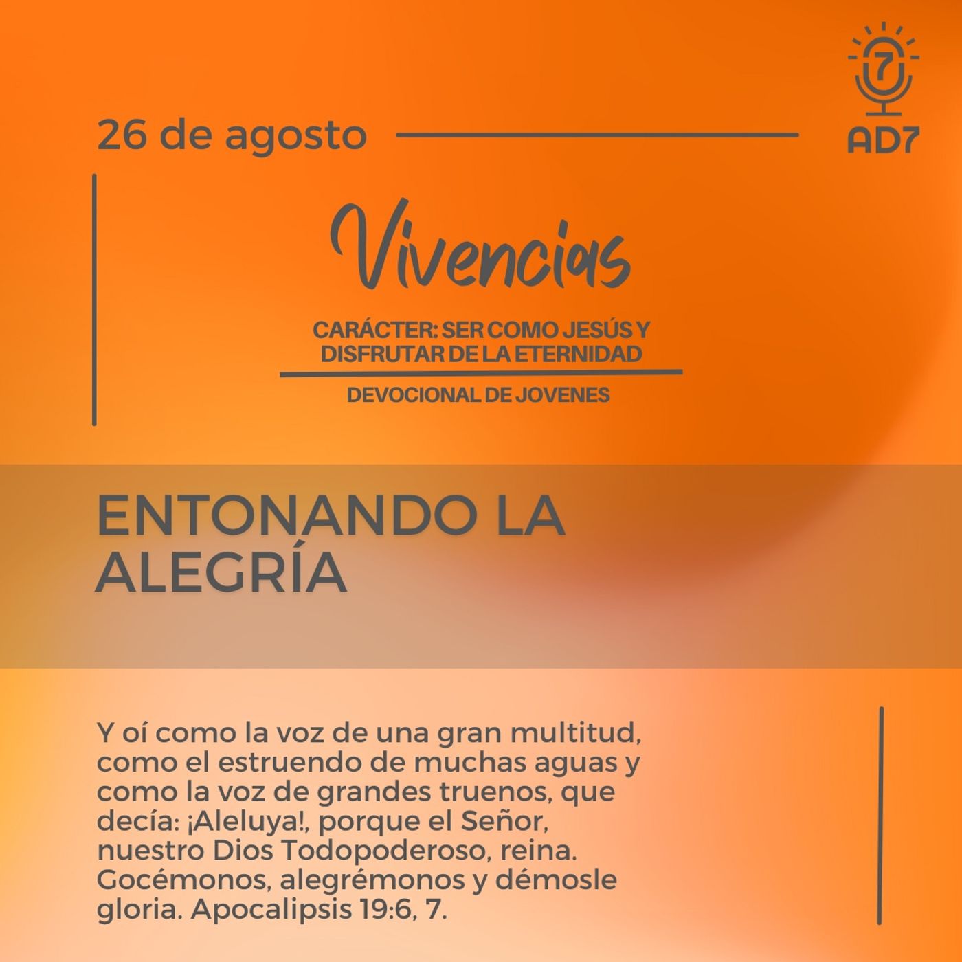 AD7 Devocional - Diferente / Inverso