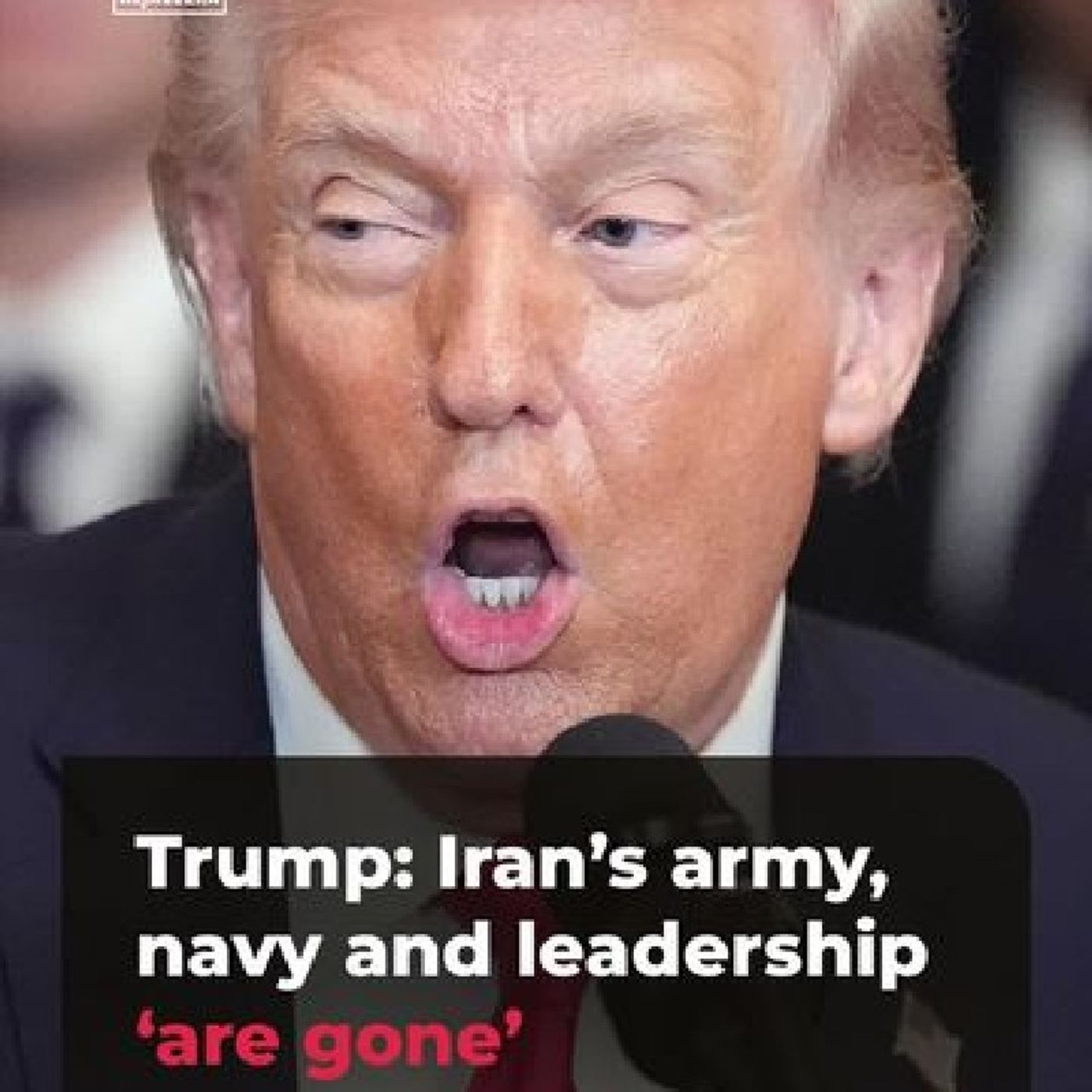 US President Donald Trump claimed Iran’s army, navy, communications systems and leadership ‘are gone’, adding that the country’s air force h episode artwork