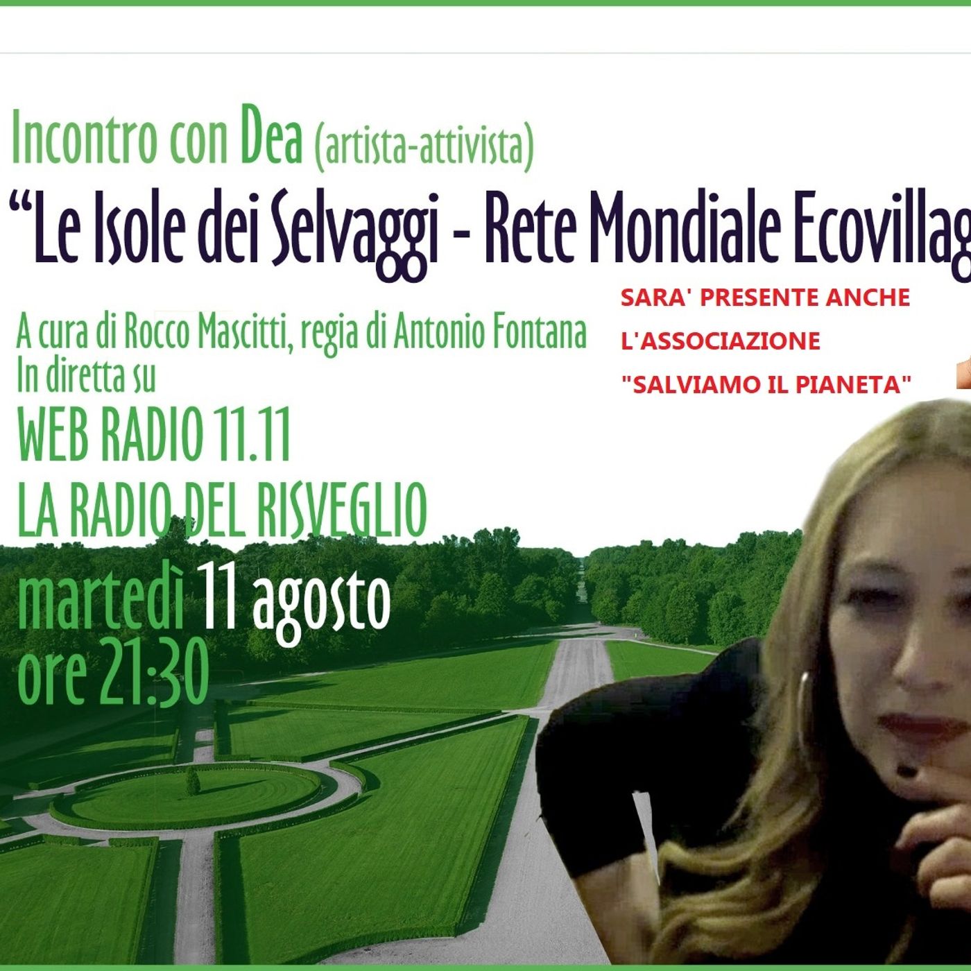 Incontro da Gerusalemme con DEA (artista attivista): "LE ISOLE DEI SELVAGGI - RETE MONDIALE ECOVILLAGGI KQ"- episode artwork