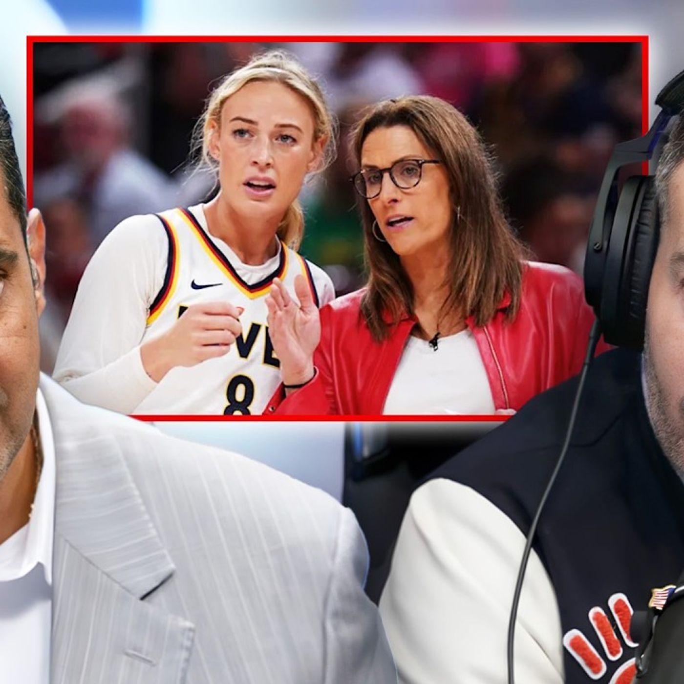 “I Didn’t See The Foul” - Fever Coach Under Fire Over Sophie Cunningham Flagrant Foul episode artwork