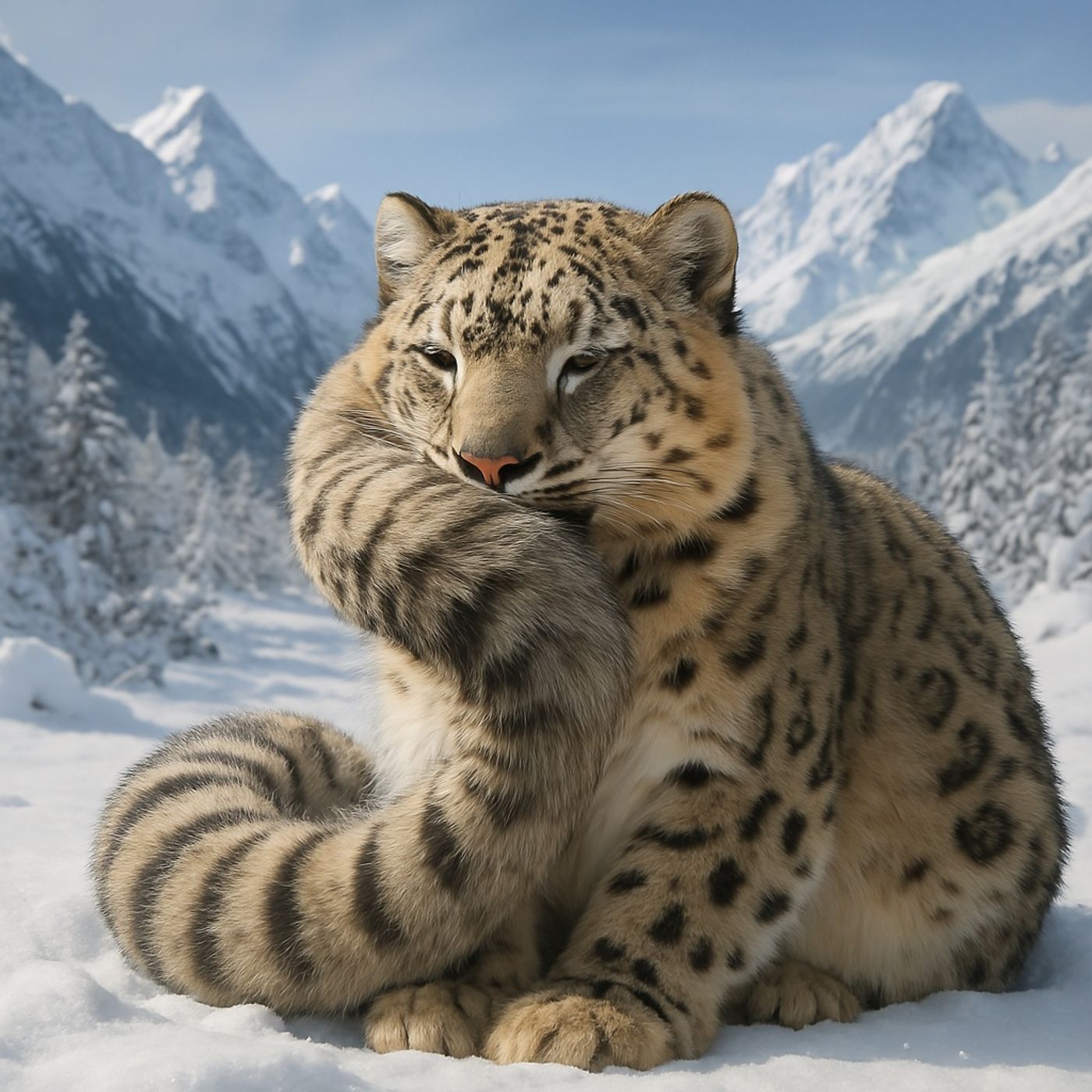 Tu t'es déjà demandé comment le léopard des neiges survit au froid glacial de l'Himalaya ? episode artwork