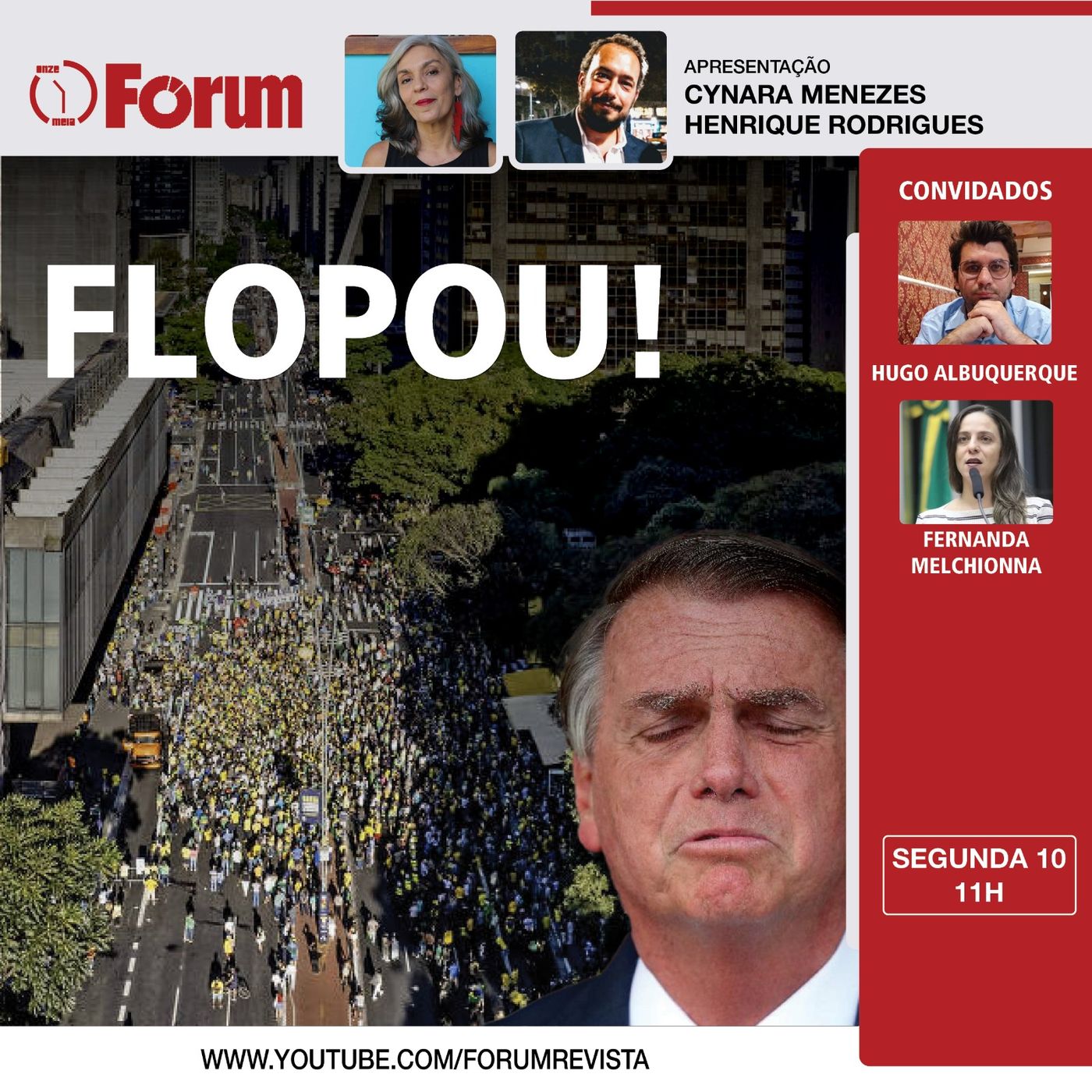 Fracassa ato pró-impeachment na Paulista | Extrema direita avança na UE | Fórum Onze e Meia | 10.06 episode artwork