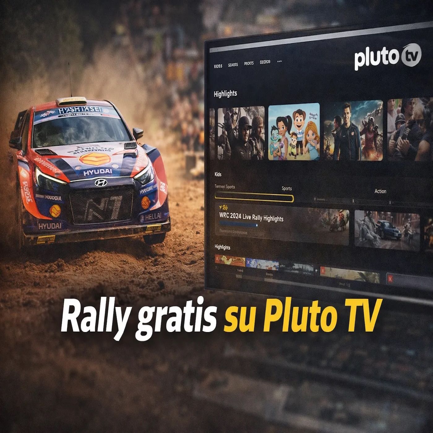Rally su Pluto TV debutta il canale gratuito Rally.TV FAST+ episode artwork