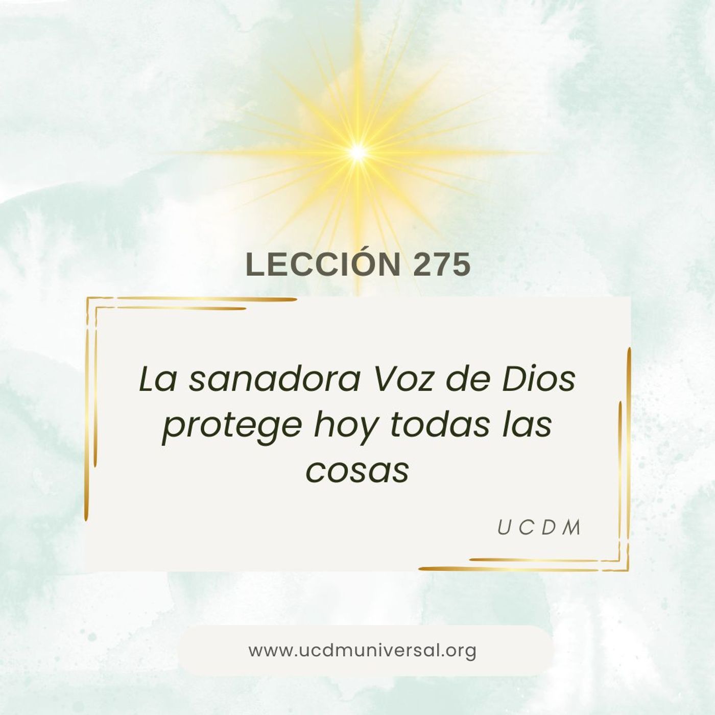 UCDM Universal LECCIÓN DEL DÍA