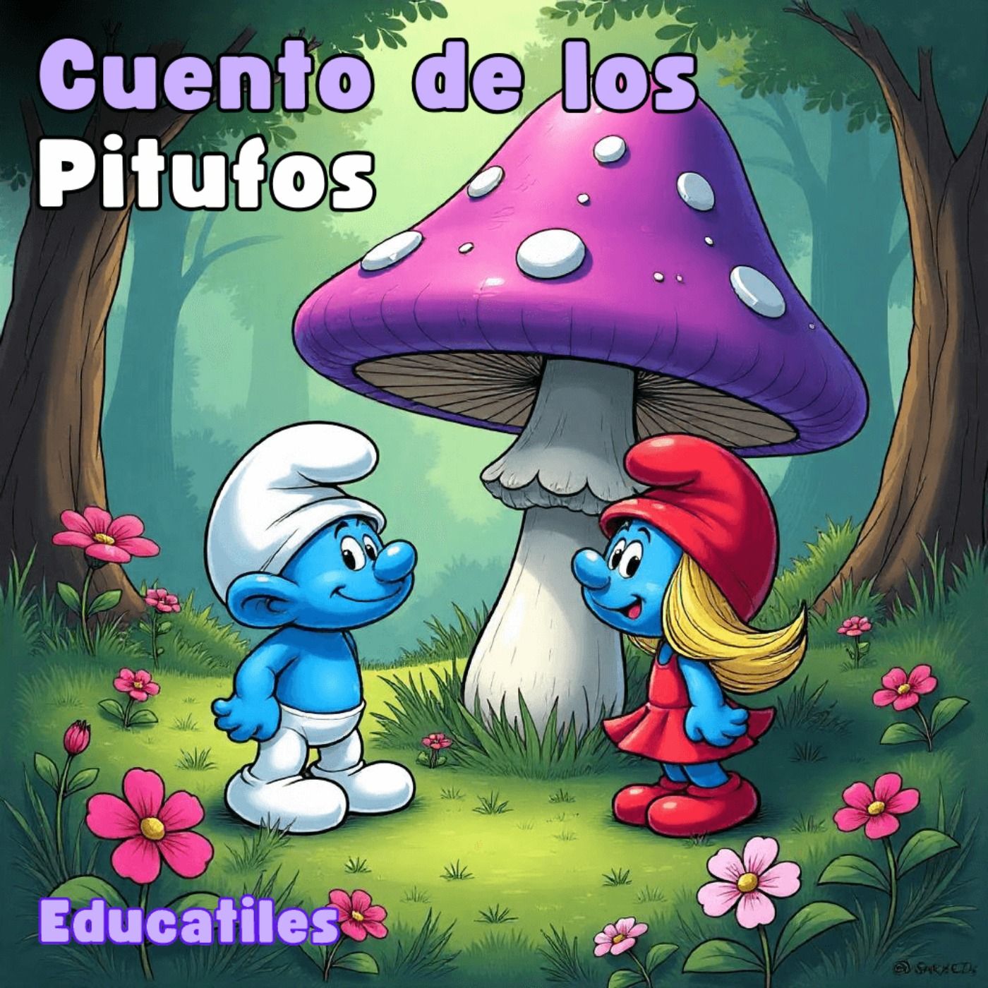 Cuento de los Pitufos | Cuentos para Dormir