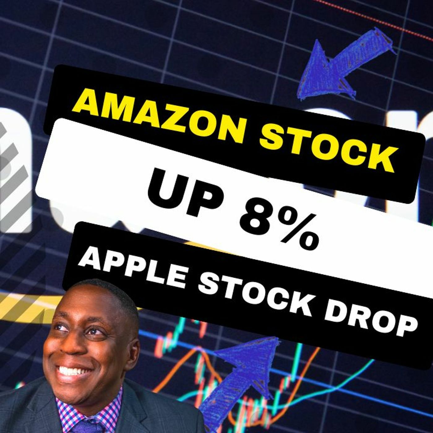Apple Stock Falls As Amazon Pops After Earnings With Prince Dykes episode artwork