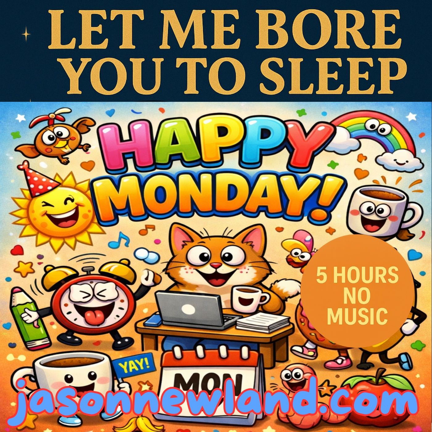 (no music) (5 hours) Happy Monday to you | LMBYTS #1523 | Jason Newland | 29th December 2025