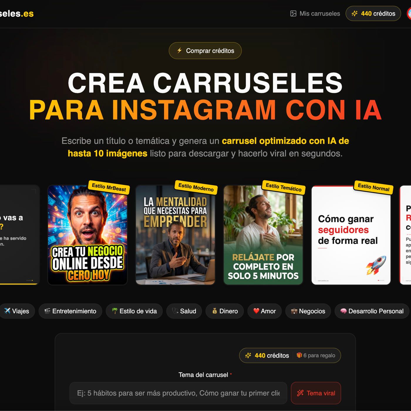 5. Problemas con carruseles.es