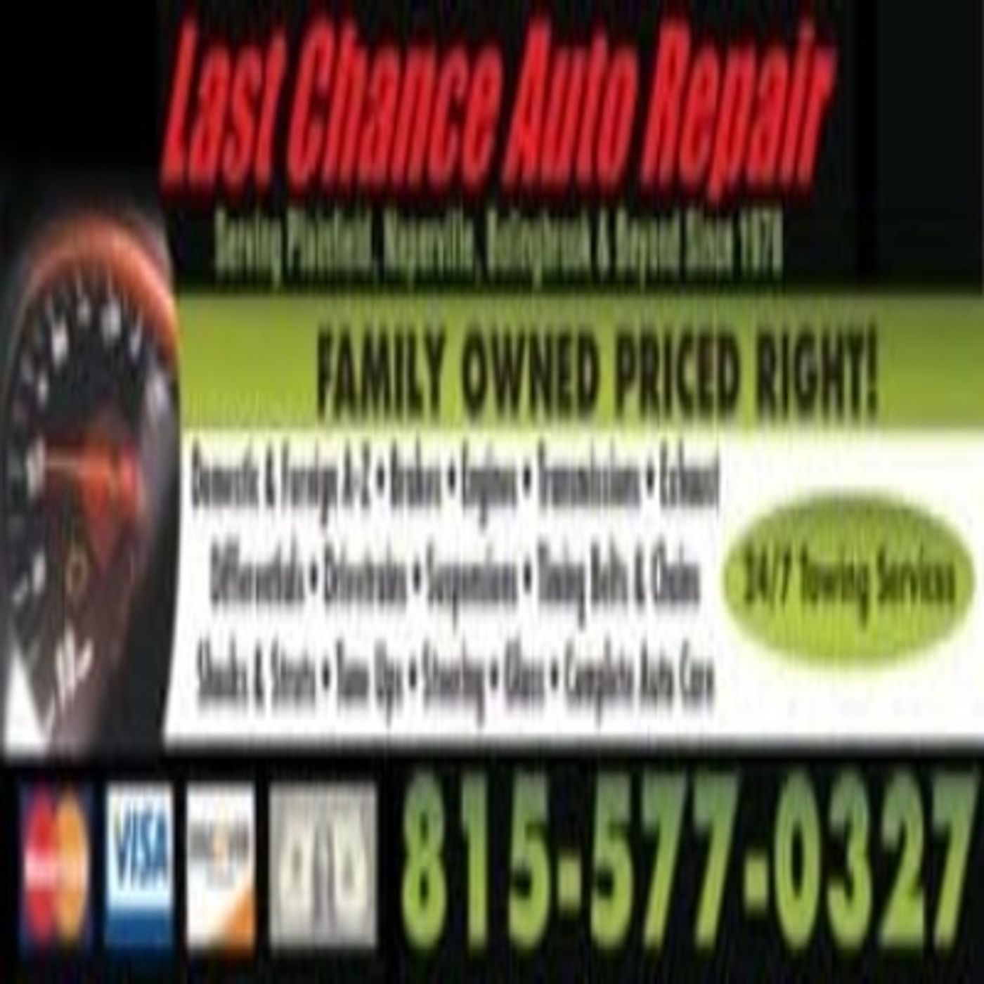 Last Chance Auto Repair For Cars Trucks cover art