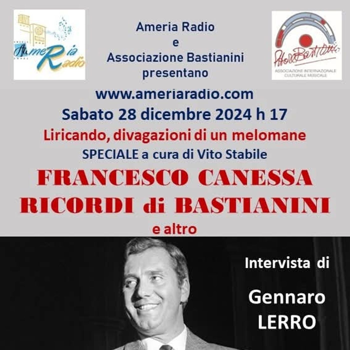 Liricando divagazioni di un Melomane - Francesco Canessa ricordi di Ettore Bastianini episode artwork
