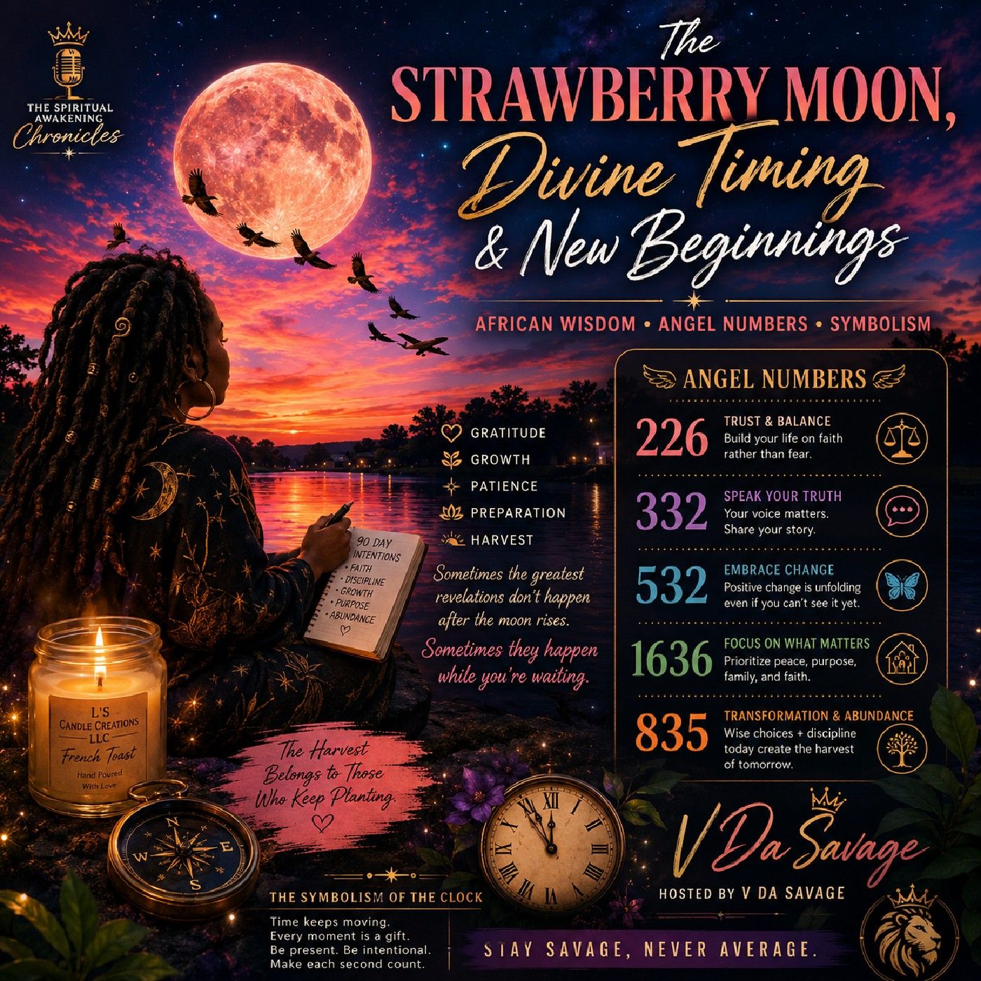 The Strawberry Moon, Divine Timing & New Beginnings episode artwork