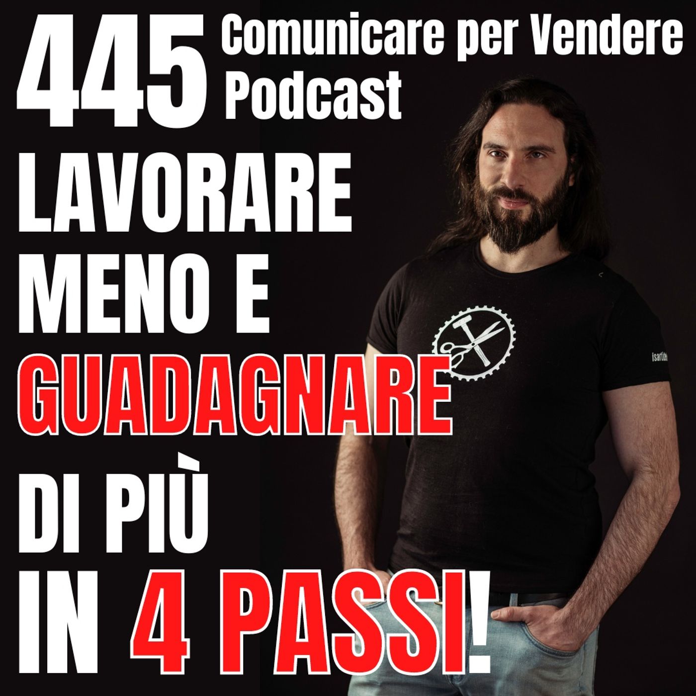 445 - Lavorare meno e Guadagnare di più in 4 passi Podcast