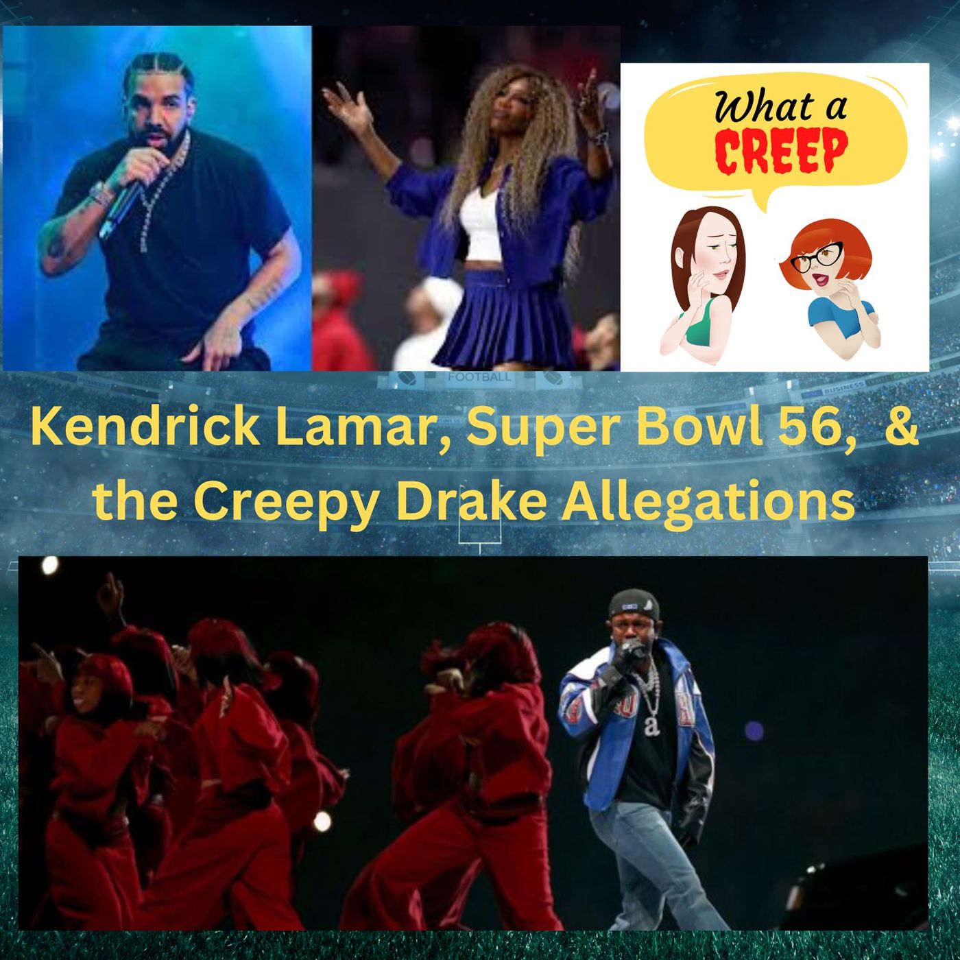 Kendrick Lamar, Drake,  and the 2025 Super Bowl (Mustard!!!!!!) - podcast episode cover