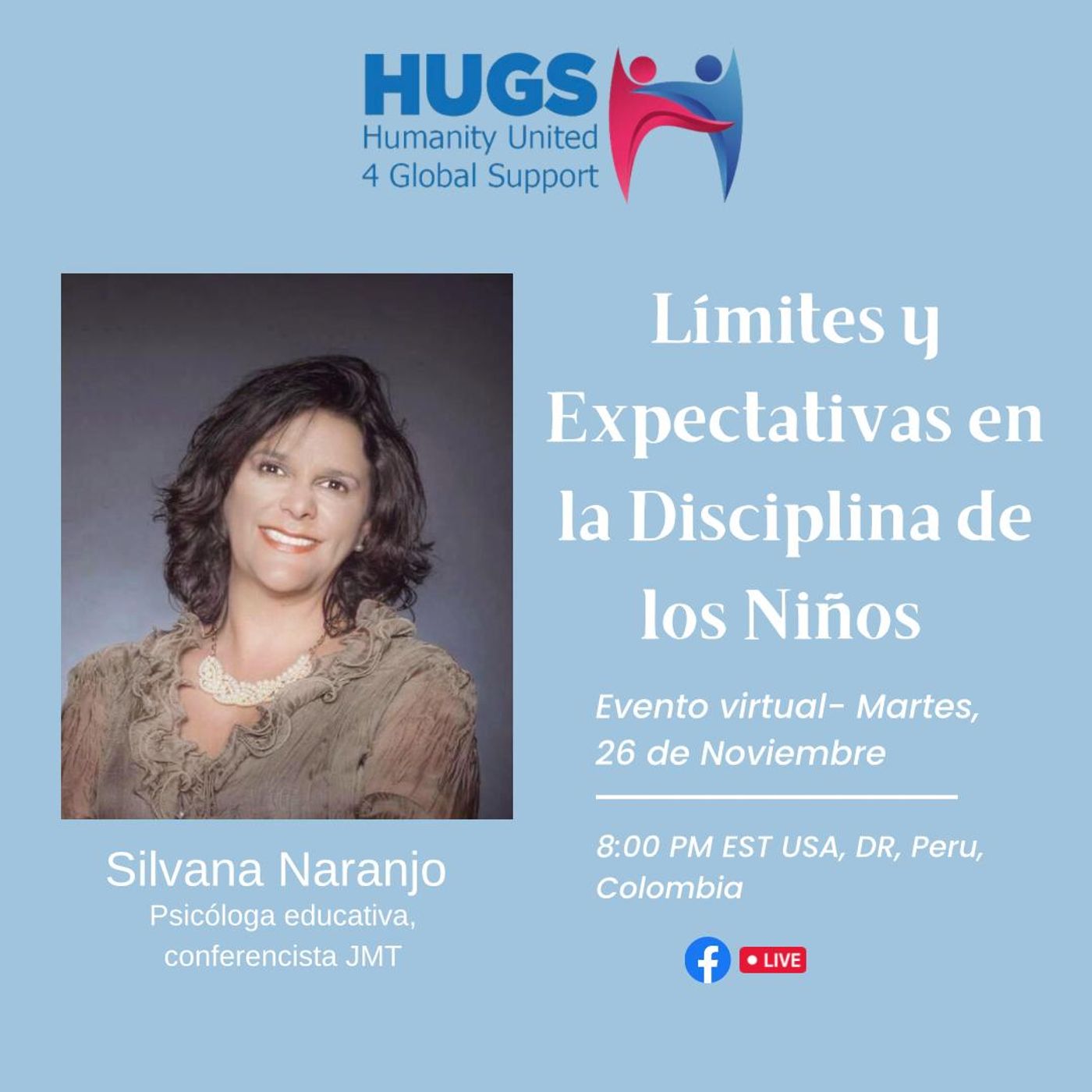 HUGS | Límites y Expectativas en la Disciplina de los Niños Silvana Naranjo episode artwork