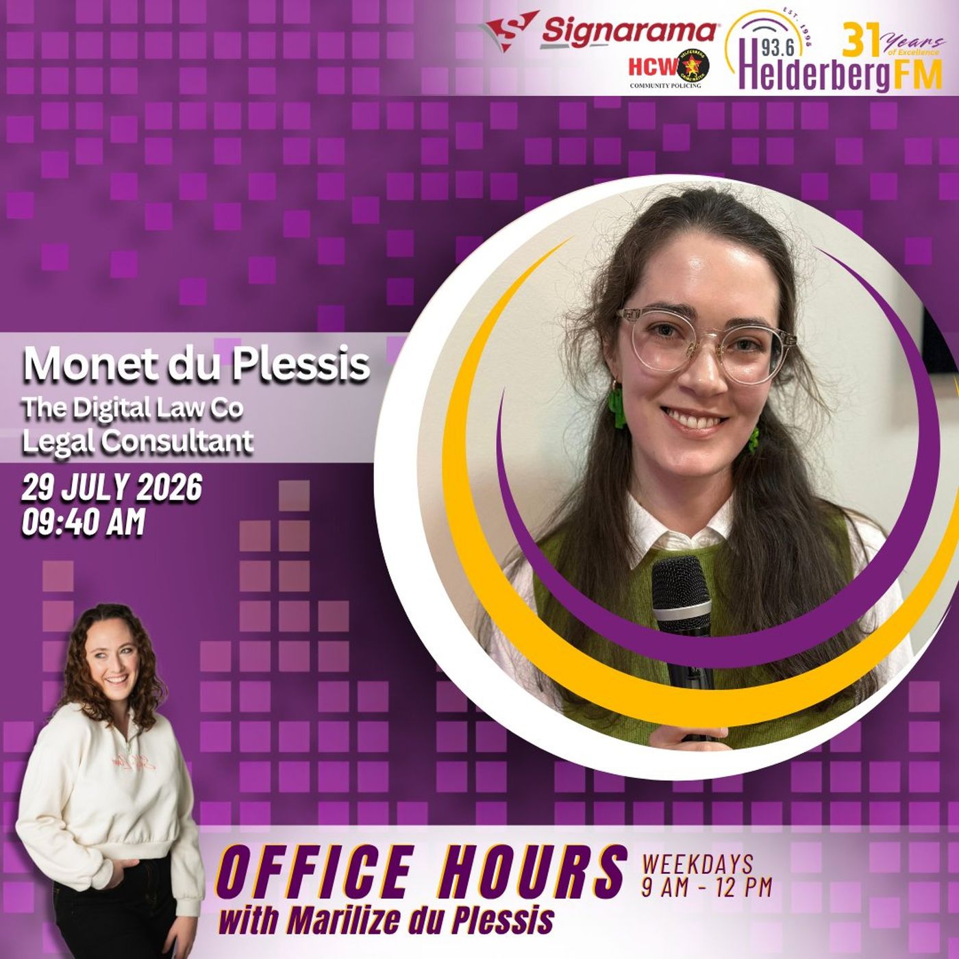 Monet du Plessis - Digital Law Co Legal Consultant On #OfficeHours episode artwork