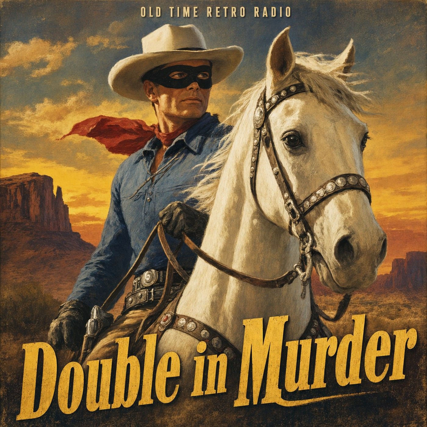 The Lone Ranger - "Double in Murder" (Old Time Radio, 1942) episode artwork