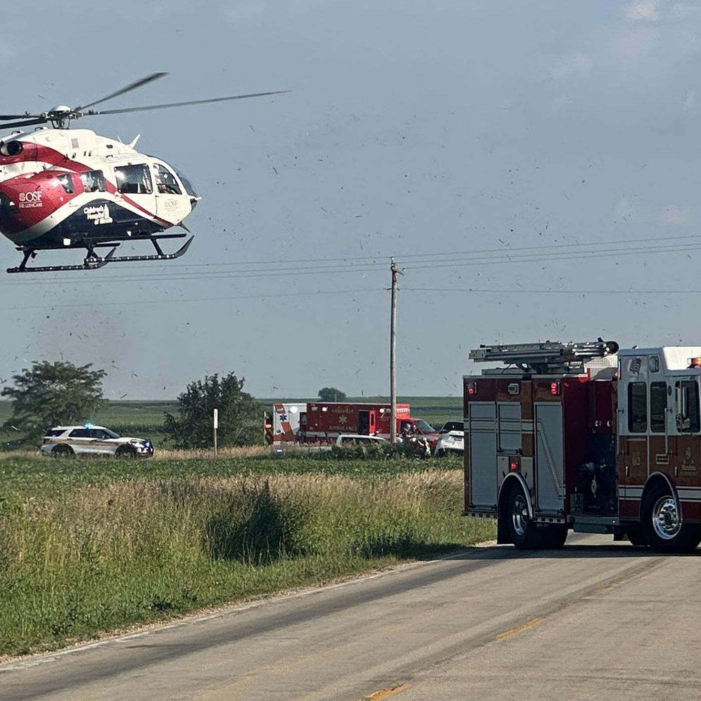 One dead, five hurt in 2-vehicle crash near Triumph episode artwork