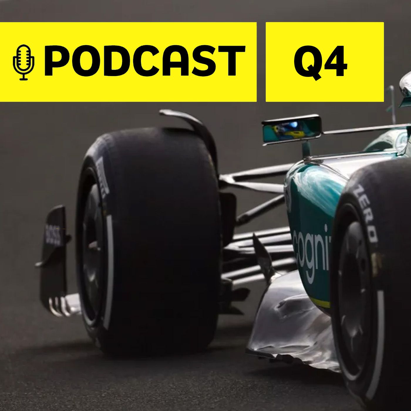 Podcast Q4 - Verstappen quebra, Pérez 1º, Alonso na cola e Leclerc 2,º mas punido! Hamilton só 7º | F1 na Arábia episode artwork