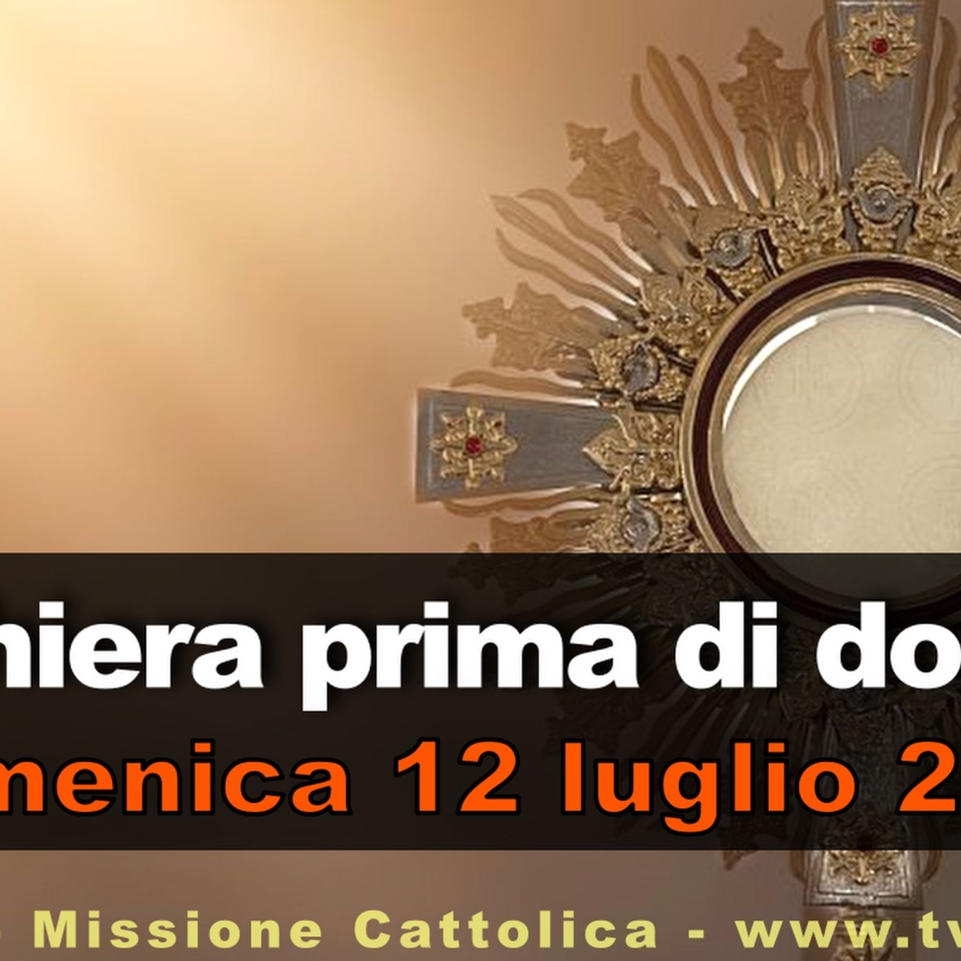 Preghiera prima di dormire DOMENICA 12 LUGLIO 2026 ❤️ Compieta dopo i Secondi Vespri XV Domenica T.O. episode artwork