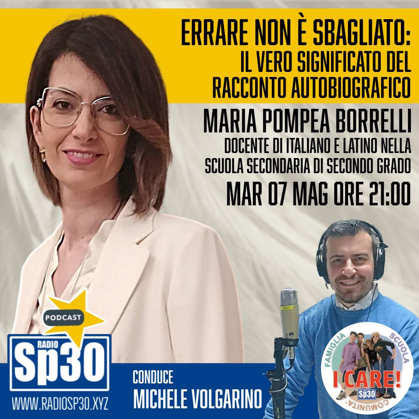 #ICARE - Errare non è sbagliato: il vero significato del racconto autobiografico - Maria Pompea Borrelli episode artwork